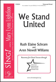 We Stand United Three-Part Mixed choral sheet music cover Thumbnail